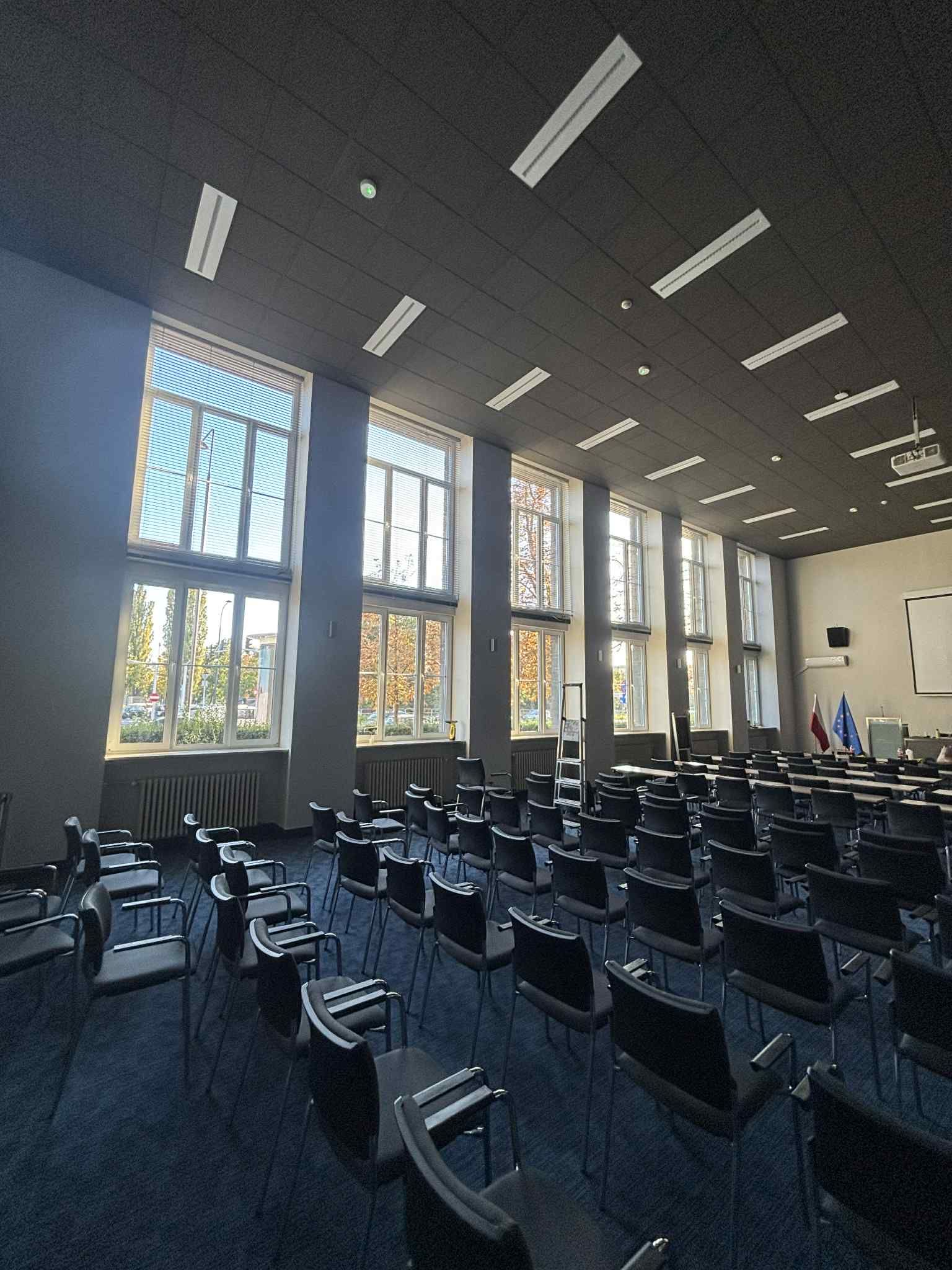 Sala wykładowa KSAP w Warszawie